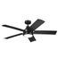 52" Tide Ceiling Fan (Satin Black)