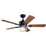 Lyndon Patio LED 3000K 52" Fan (Distressed Black)