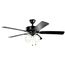 52" Basics Pro Premier Fan (Satin Black)