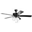 52" Basics Pro Premier Fan (Satin Black)