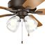 52" Basics Pro Premier Fan (Satin Natural Bronze)