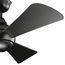 Sola LED 3000K 44" Fan (Satin Black)