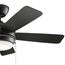 Starkk LED 3000K 42" Fan (Satin Black)