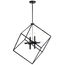 Cartone 8 Light Pendant (Black)