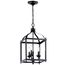 Larkin 22.25" 3 Light Pendant (Black)