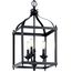 Larkin 22.25" 3 Light Pendant (Black)