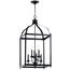 Larkin 36.25" 6 Light Pendant (Black)