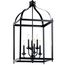 Larkin 36.25" 6 Light Pendant (Black)