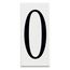 Address Light Number 0 Panel (White)