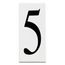 Address Light Number 5 Panel (White)