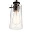 Braelyn 8.5" 1 Light Mini Pendant w/ Clear Seeded Glass (Olde Bronze)