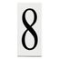 Address Light Number 8 Panel (White)