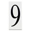 Address Light Number 9 Panel (White)