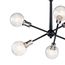 Armstrong 27.75" 6 Light Chandelier (Black)