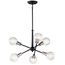 Armstrong 27.75" 6 Light Chandelier (Black)