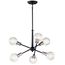Armstrong 27.75" 6 Light Chandelier (Black)