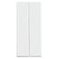 Address Light Set of 2 Half Size Blank Panels (White)
