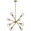 Armstrong 26" 8 Light Chandelier (Natural Brass)