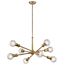 Armstrong 26" 8 Light Chandelier (Natural Brass)