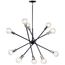 Armstrong 53.5" 10 Light Chandelier (Black)