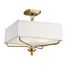 Arlo 3 Light Semi Flush (Natural Brass)