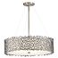 Silver Coral 4 Light Chandelier / Pendant Clasic Pewter