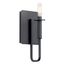 Alden 1 Light Wall Sconce (Black)