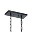 Abbotswell 8 Light Linear Chandelier (Black)