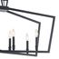 Abbotswell 8 Light Linear Chandelier (Black)