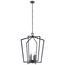 Abbotswell 6 Light Chandelier (Black)