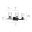 Crosby 3 Light Vanity Light (Black)