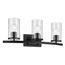 Crosby 3 Light Vanity Light (Black)