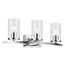 Crosby 23" 3 Light Vanity Light Satin Etched Cased Opal (Chrome)