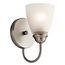 Jolie 1 Light LED Wall Sconce w/ LED Bulb (Brushed Nickel)
