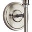 Joelson 18.25" 1 Light Wall Sconce w/ Satin Etched Cased Opal and Clear Glass Accent Glass (Brushed Nickel)