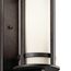 Camden 11" 1 Light Outdoor Wall Light w/ Opal Etched Glass (Anvil Iron)