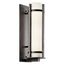 Camden 22.5" 2 Light Outdoor Wall Light w/ Opal Etched Glass (Anvil Iron)