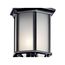 Chesapeake 17" 1 Light Outdoor Wall Light w/ Clear Beveled Glass (Black)