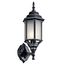 Chesapeake 17" 1 Light Outdoor Wall Light w/ Clear Beveled Glass (Black)