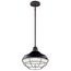 Pier 1 Light 12" Convertible Pendant (Black)