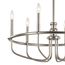 Capitol Hill 22" 6 Light Chandelier (Brushed Nickel)