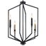 Armand 27" 4 Light Foyer Pendant (Black/Bronze)