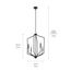 Armand 27" 4 Light Foyer Pendant (Black/Bronze)