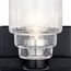 Vionnet 24" 3 Light Vanity Light w/ Clear Glass (Black)