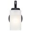 Kennewick 1 Light Wall Sconce w/ Etched Glass (Brushed Nickel)
