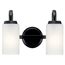Kennewick 1 Light Wall Sconce w/ Etched Glass (Olde Bronze)