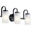 Kennewick 2 Light Vanity Light w/ Etched Glass (Olde Bronze)