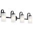 Kennewick 2 Light Vanity Light w/ Etched Glass (Olde Bronze)
