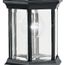 Chesapeake 11.75" 1 Light Outdoor Wall Light w/ Clear Beveled Glass (Black)