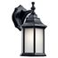 Chesapeake 11.75" 1 Light Outdoor Wall Light w/ Clear Beveled Glass (Black)